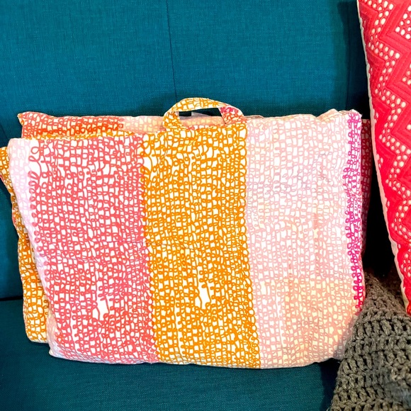 Blabla Kids Petite Home Pack & Go Foldable Luxury Baby Play Mat Pink & Orange - Picture 1 of 10